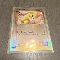 Pokemon Sandshrew 75/100 EX Sandstorm Reverse Holo 2003 Card - Image 3