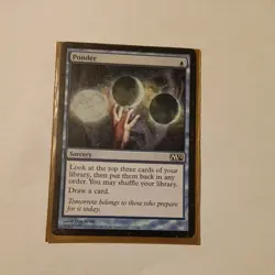 Ponder Magic 2012 M12 Magic the Gathering MTG - Image 1