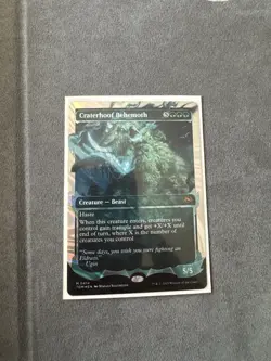 Craterhoof Behemoth (Showcase) (Halo Foil) - Tarkir: Dragonstorm (TDM) - Image 1