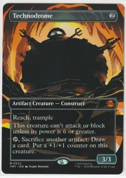 Technodrome (Borderless) 222 TMT Magic: The Gathering M NM - Image 1