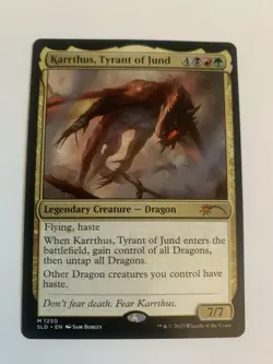 MTG Karrthus, Tyrant of Jund - Secret Lair Drop #1250 - Image 1