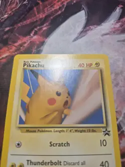 Pikachu 26 Pokemon Snap Black Star Promo WOTC MP - Image 2