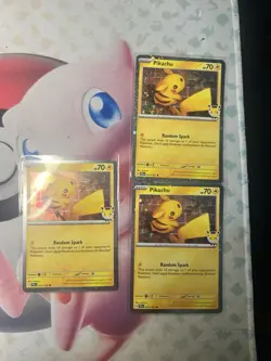 TCG Pokemon Pikachu 2026 Pokemon Day Holo 30th Anniversary Stamped Promo 051/162 - Image 1