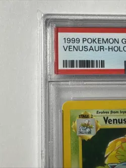 1999 Pokemon Venusaur Base Set Holo Rare 15/102 PSA 8 English VERY CLEAN - Image 3