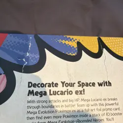 Mega Lucario Premium Poster Collection -Ascended Heroes -New & Sealed- Pokemon - Image 3