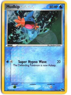 Mudkip 11/17 Common POP Series 4 Pokemon Holo - Image 1