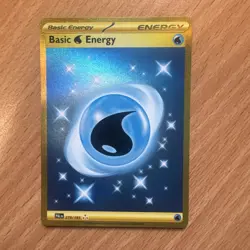 Pokemon TCG Water Energy 279/193 Paldea Evolved Gold Energy NM - Image 1