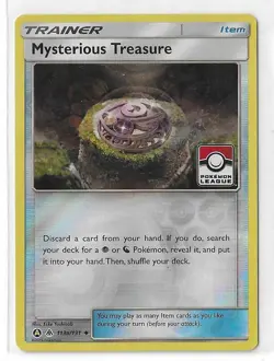 Mysterious Treasure 113a/131 League Stamped Promo Forbidden Light Pokemon TCG NM - Image 1