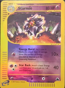 Starmie 30/144 Skyridge Reverse Holo Rare English 2003 Pokemon TCG - Image 1