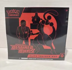 Pokemon TCG Destined Rivals ETB Elite Trainer Box Factory Sealed 2025 English SV - Image 1