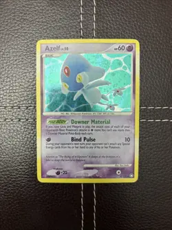 Pokemon TCG - Azelf - 4/123 - Mysterious Treasures - MP Holo Rare (2007) - Image 1