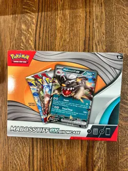 Pokemon TCG Mabosstiff EX 3 Booster Showcase Box New Sealed - Image 1