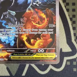 Pokemon TCG Phantasmal Flames Mega Charizard X ex 125/094 SIR - Image 5