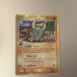 Pokemon TCG Pinsir 9/101 Dragon Frontiers Reverse Holo Card English - Image 1