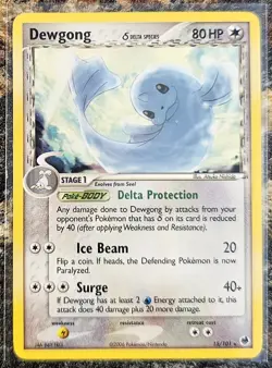 Pokemon 2006 Dragon Frontiers Dewgong 15 NM - Image 1