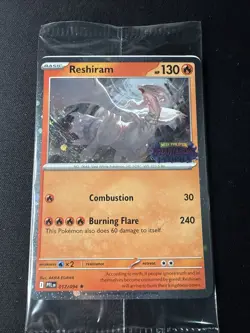 Pokemon TCG Phantasmal Flames Reshiram Black Star Promo 017/094 SEALED - NM - Image 1