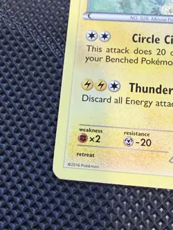 Pokemon TCG Raichu Generations Radiant Collection Card #RC9/RC32 LP/MP - Image 2