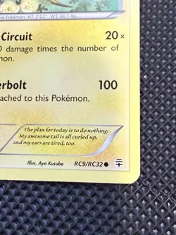 Pokemon TCG Raichu Generations Radiant Collection Card #RC9/RC32 LP/MP - Image 3