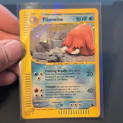 Piloswine Pokemon TCG Skyridge H22/H32 Holo Rare 90HP Stage 1 English 2003 - Image 1