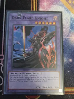 Yu-Gi-Oh! TCG Dark Flare Knight DCR-EN017 Super Rare Mint/NM 25th Anniversary - Image 1