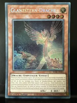 YU-GI-OH, GLANZSTERN-DRACHE, SCR, BLTR-DE002, 1. Auflage, TOP - Image 1