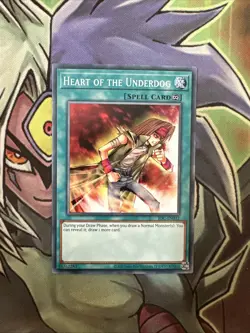 IOC-EN032 Heart Of The Underdog Unlimited Edition NM Yugioh Card - Image 1