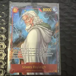 Silvers Rayleigh OP08-118 SEC Alt Art | One Piece CCG Two Legends Foil English - Image 2