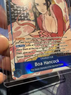 One Piece TCG Boa Hancock Illustration Box Vol 1 Promo - Image 2