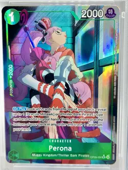 One Piece Card Perona Alt Art OP09-034 Emperors in the New World English PSA 10 - Image 2