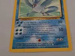 Articuno 1999 First Edition Pokemon Fossil Non Holo Rare Card #17 - Image 5