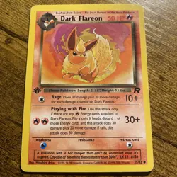 Dark Flareon - 35/82 - Pokemon TCG Team Rocket 1st Edition Card - Image 1