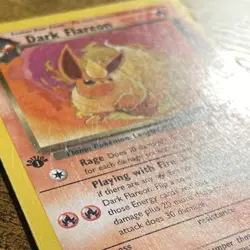 Dark Flareon - 35/82 - Pokemon TCG Team Rocket 1st Edition Card - Image 3