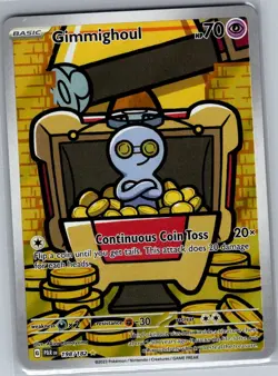 Gimmighoul 198/182 SV04: Paradox Rift - Pokemon Card - NM - Image 1