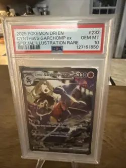 Pokemon TCG Cynthia's Garchomp EX 2025 Destined Rivals Eng Card - Image 1