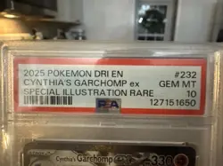 Pokemon TCG Cynthia's Garchomp EX 2025 Destined Rivals Eng Card - Image 2