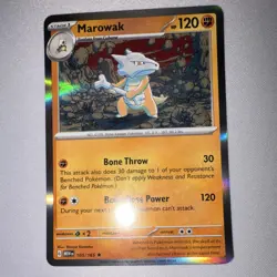 2x - Marowak MEW Set 105/165 Holo Creature Pokemon TCG Cards English - Image 2