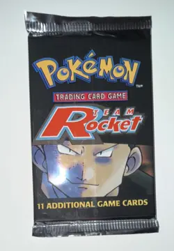 Pokemon Team Rocket Booster Pack Sealed 11 Cards Wizards of the Coast 2000 - Image 1
