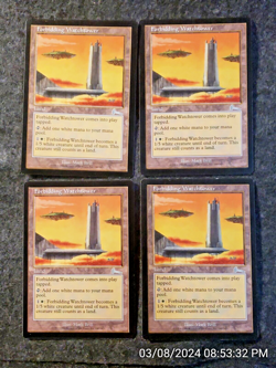 Forbidding Watchtower x4 Urza's Legacy NM Land Uncommon MAGIC MTG CARD (DS3D1E4) - Image 1