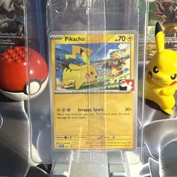 NM Pikachu SVP101 Black Star Promo Play League Pokemon Card TCG SEALED - Image 1