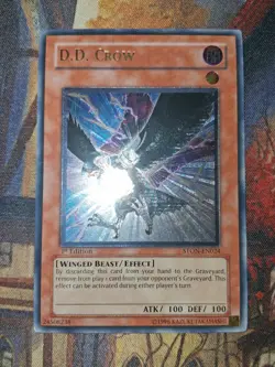 Yu-Gi-Oh! D.D. Crow (1st Edition) Strike Of Neos Ultimate Rare LP - Image 1