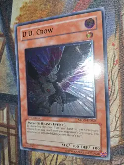 Yu-Gi-Oh! D.D. Crow (1st Edition) Strike Of Neos Ultimate Rare NM - Image 3