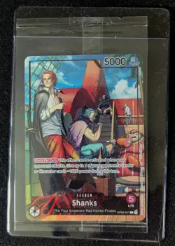 ONE PIECE SHANKS PSA MAGAZINE PROMO OP09-001 FOIL - Image 1