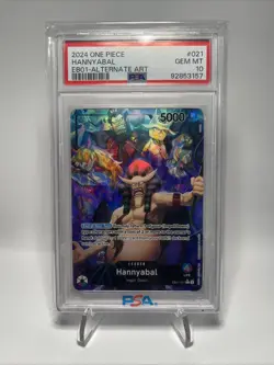 One Piece Card Game TCG Hannyabal EB01-021 Alt Art PSA 10 - Image 1