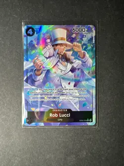 One Piece Awakening Of The New Era Rob Lucci OP05-093 SR Alt Art English - Image 1