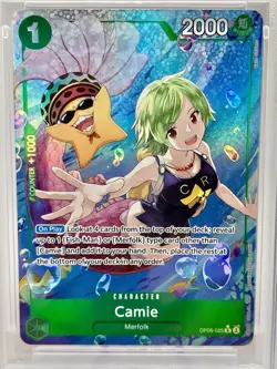 PSA 10 Camie OP06-025 Alt Art One Piece Card Game Wings of the Captain ENGLISH - Image 2
