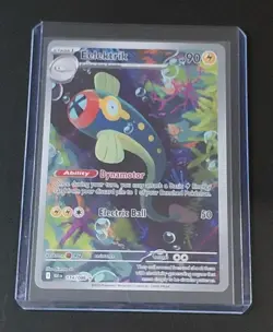Eelektrik Illustration Rare 114/086 Black Bolt Pokemon Card Holo NM (RAW) - Image 1