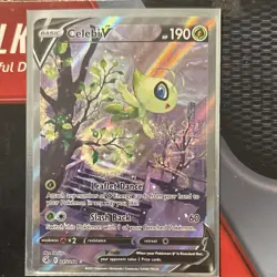 Pokemon Celebi V Full Art Ultra Rare Holo 245/264 Fusion Strike 190 HP Card - Image 1
