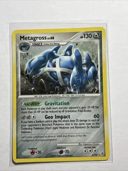 Metagross 7/147 Cosmos Holo Rare Platinum Supreme Victors Pokemon Card - Image 1