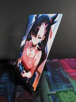 Marnie Pokemon Trainer Custom Art Card NM Anime Sexy Waifu Collectible - Image 2