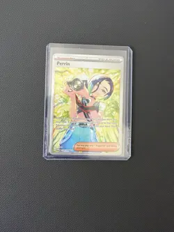 Pokemon TCG Twilight Masquerade Perrin Card 220/167 Special Illustration Rare - Image 1